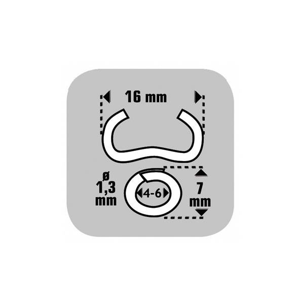 Grapas Omega tenazas CLAVEX Top-Graf.