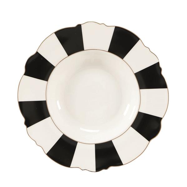 Juego 6 platos Dcasa Excellence Rayas