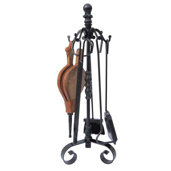 Juego accesorios chimenea.