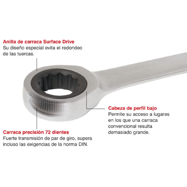 LLAVE COMBINADA DE CARRACA