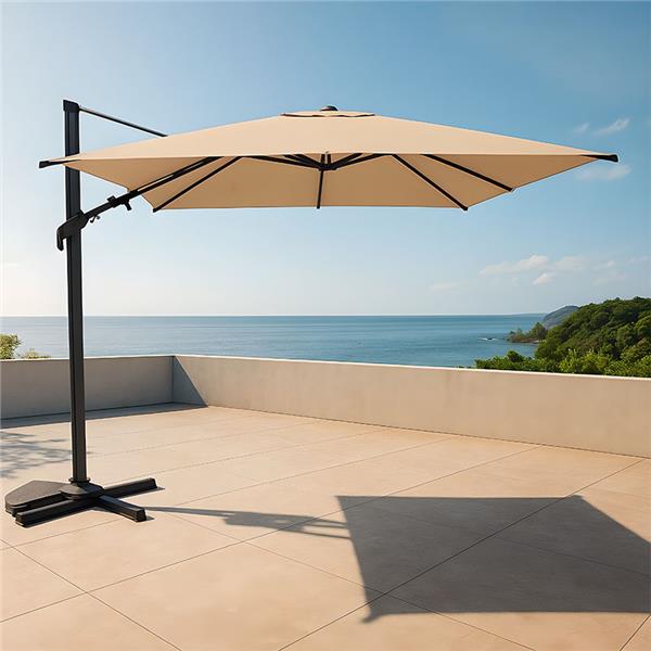 Parasol colgante aluminio Viena