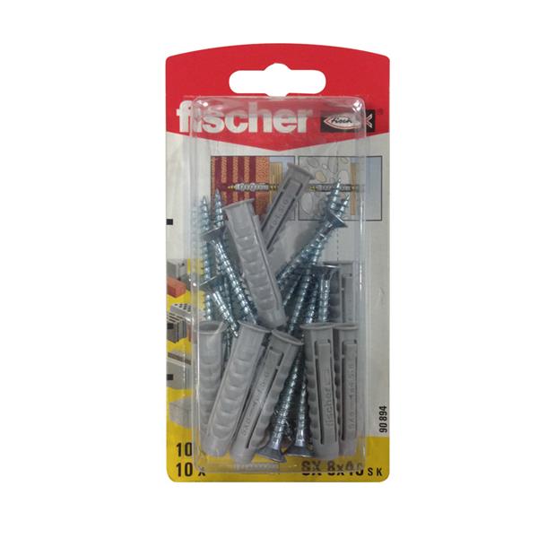 TACO PLASTICO FISCHER-SX CON TORNILLO