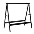 CABALLETE METALICO NEGRO EN KIT HABITEX (2U)