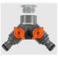 DISTRIBUIDOR DOBLE P/GRIFOS 3/4-1" GARDENA 940-26