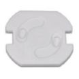 PROTECTOR DE ENCHUFE GIRATORIO ADHESIVO BL (6U)